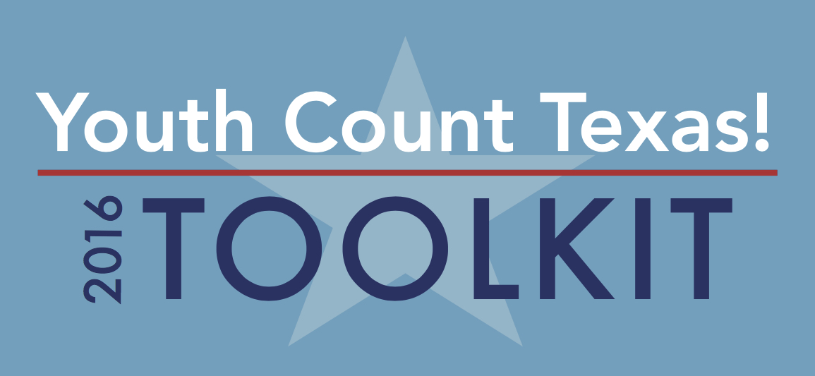 Youth Count Texas Toolkit Logo